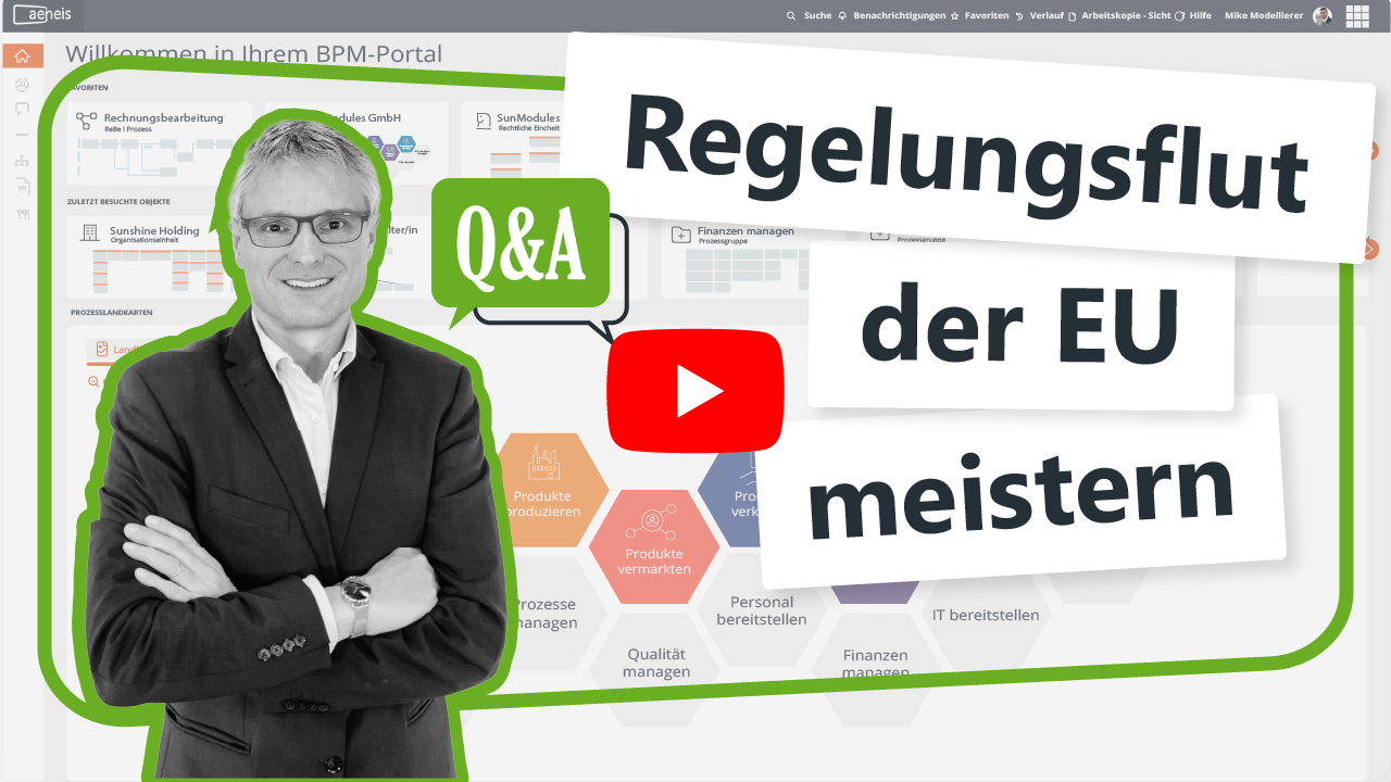 Thumbnail Video zur Regelungsflut der EU meistern mit Aeneis