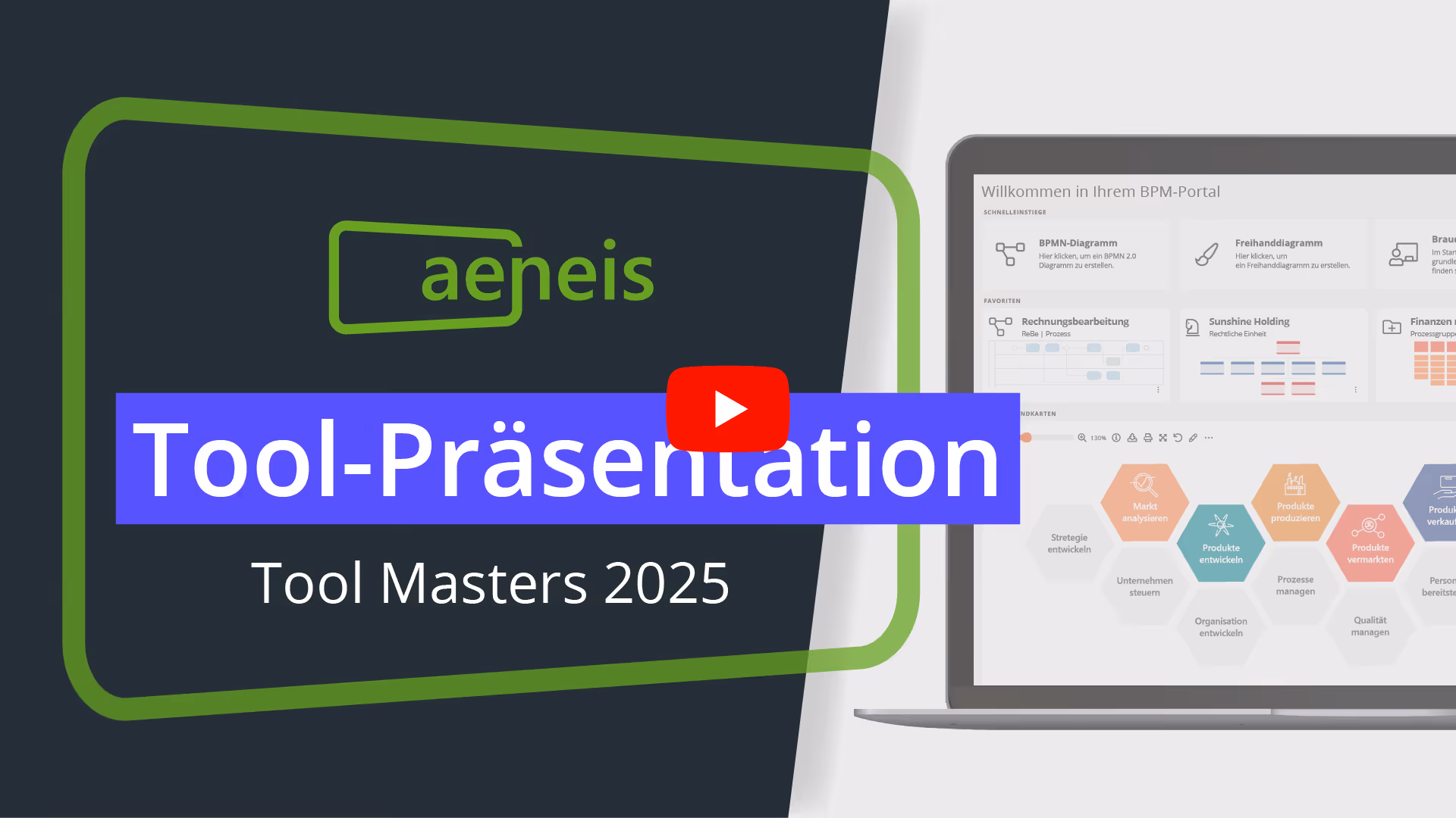 Thumbnail Video zur Tool-Präsentation von Aeneis bei den Tool Masters 2025