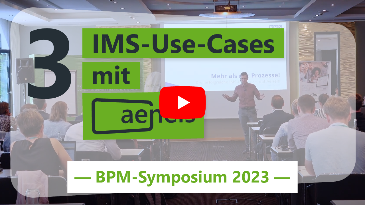 Thumbnail Video Vortrag beim BPM Symposium 2023 von Lukas Grassler