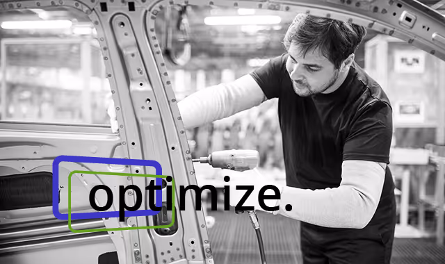 Man working on car body