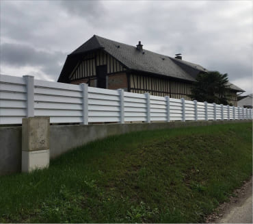 clôture blanche cstp