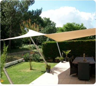 voile d'ombrage et terrasse cstp