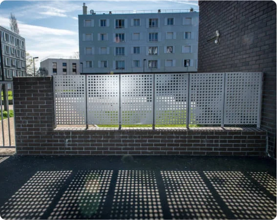 barrière en métal cstp