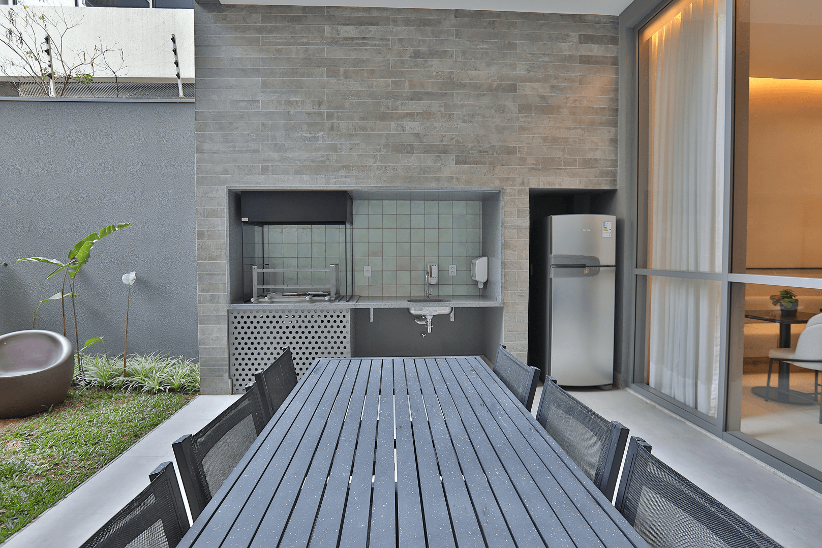 10.THINK Home Vila Madalena - Churrasqueira