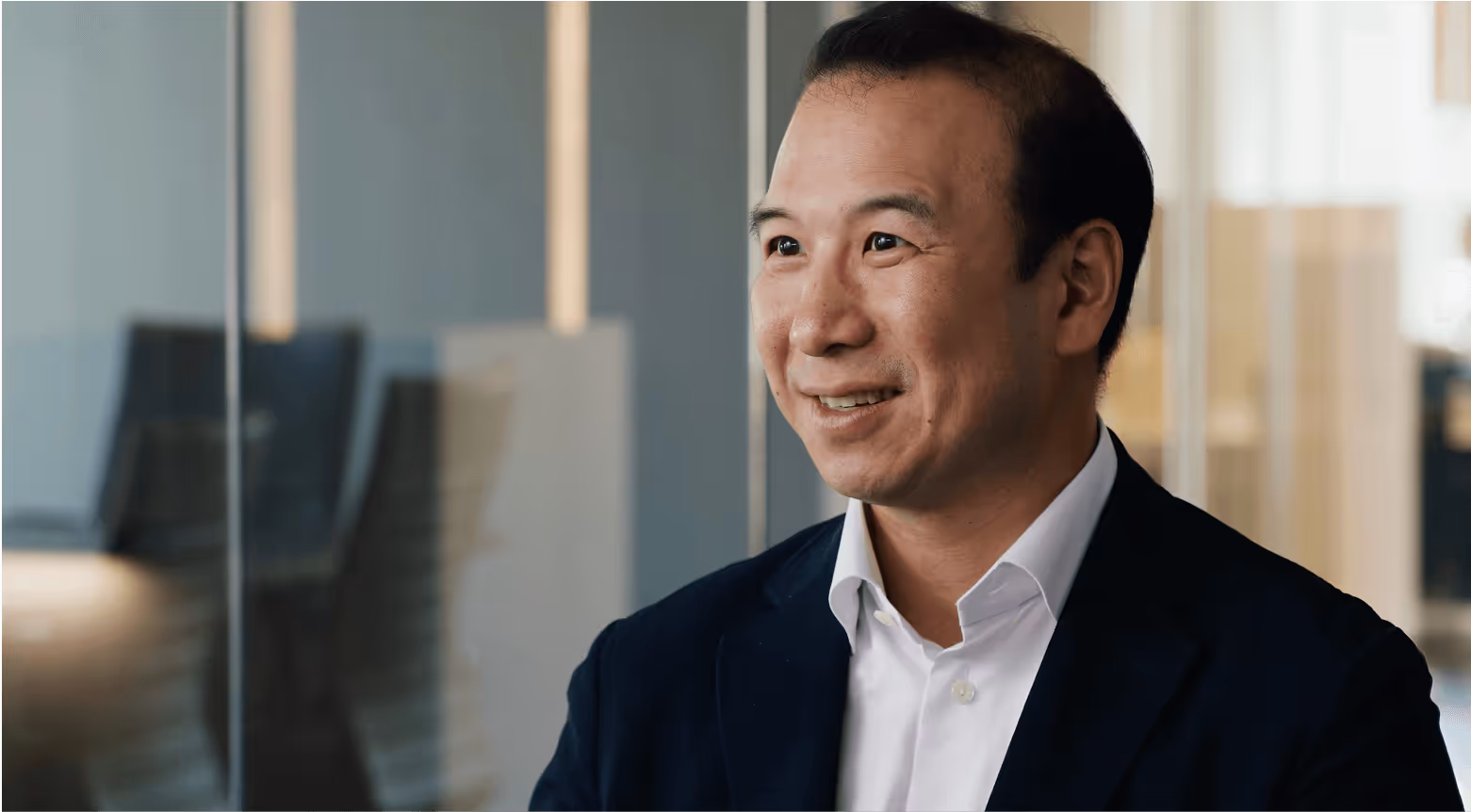 Howard Han, Co-founder & Managing Partner of Anagram Capital, being interviewed.
