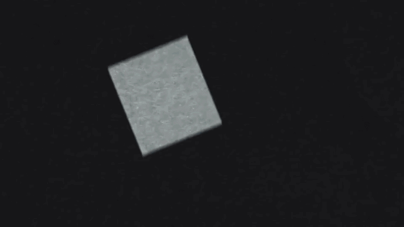 Animated blank voting ballot morphing into a graduation cap, a piggy bank, and a stethoscope against a black background.