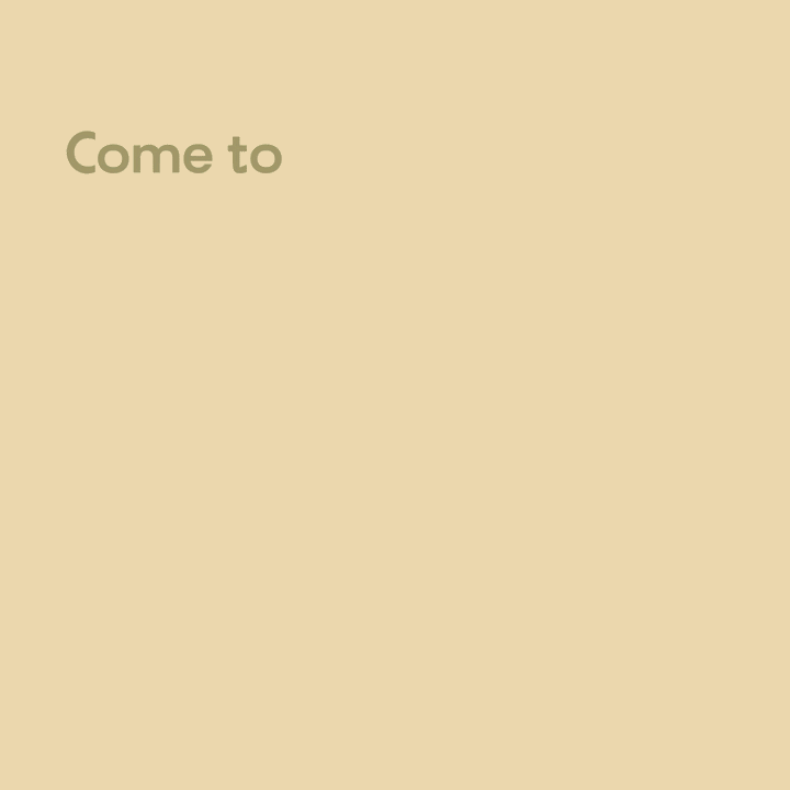 Animated text saying 'Come to Coffee Extraction Science presented by Opo Coffee Training Lab'