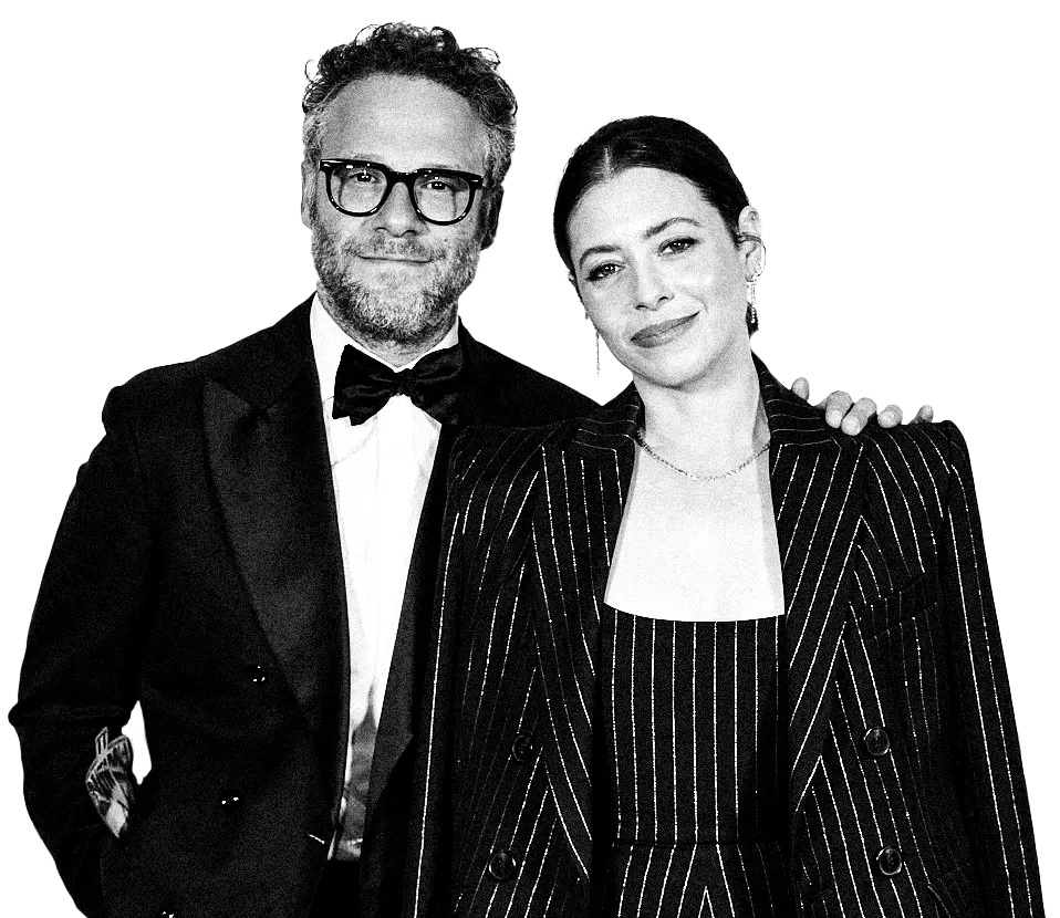 Lauren Miller Rogen and Seth Rogen