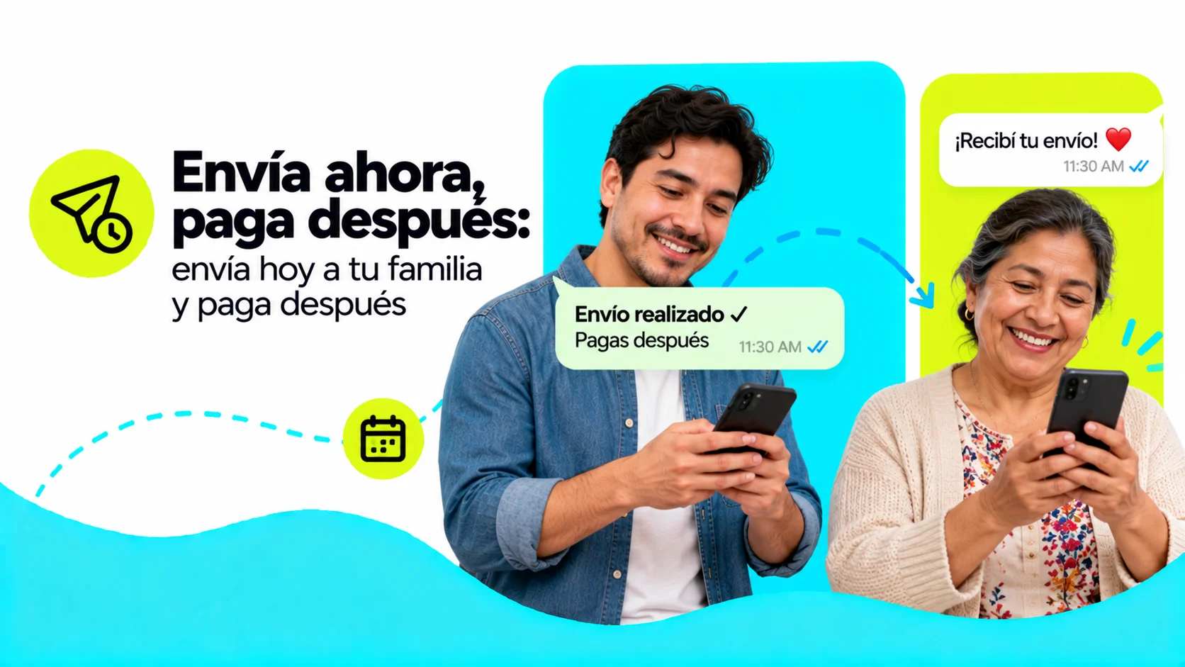 Envía ahora, paga después