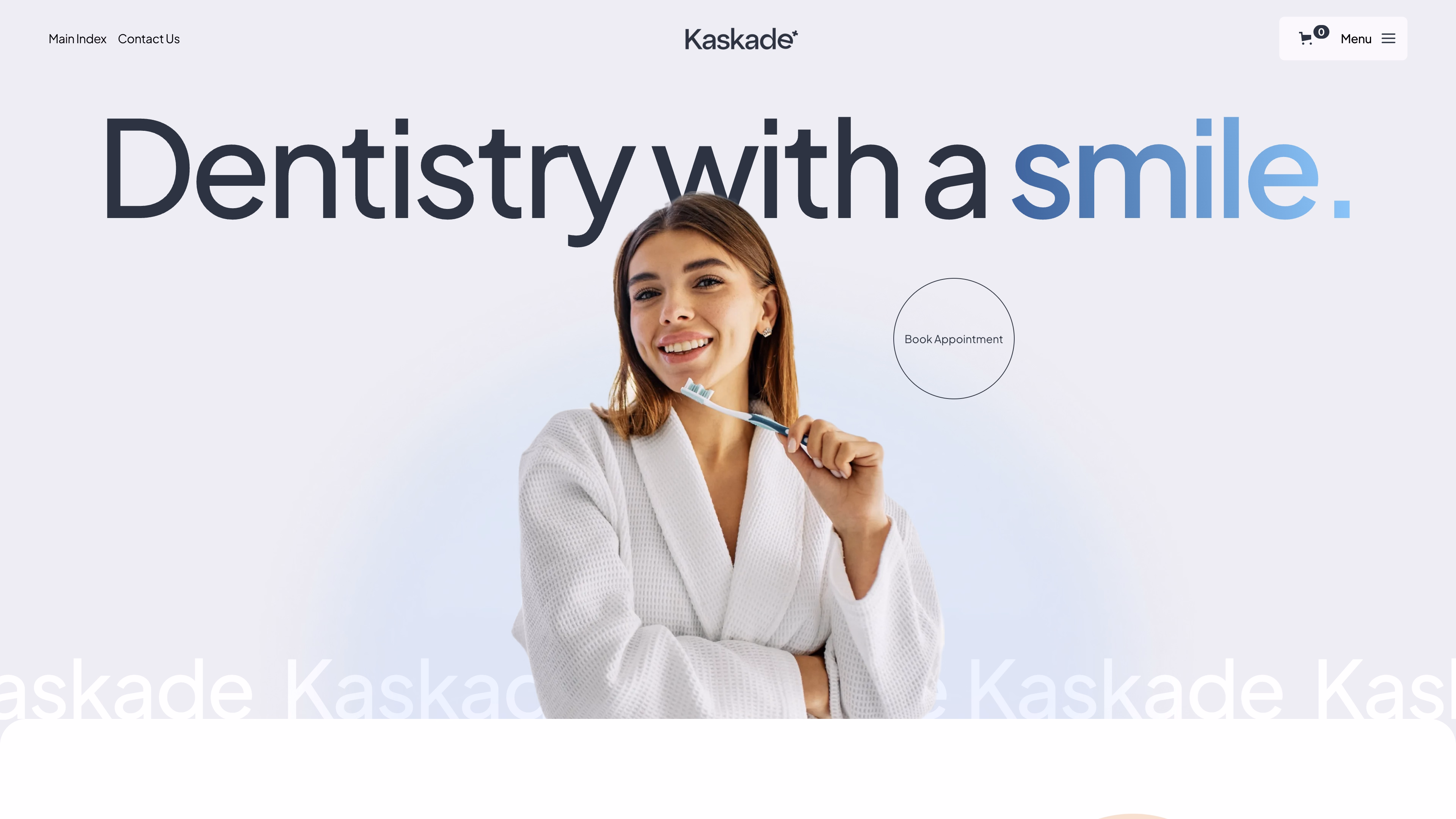 Dental clinic website design by Silv Studio built in Webflow highlighting healthcare branding and patient focused layout.