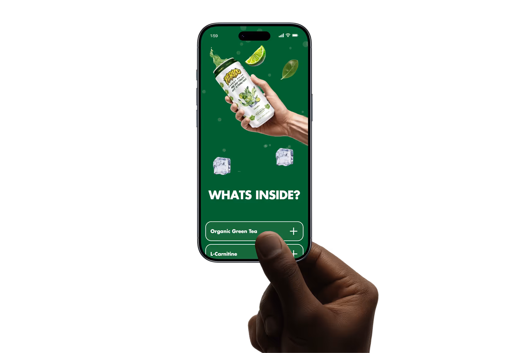 Mobile app interface design displayed by Silv Studio highlighting clean UI design and digital branding expertise.