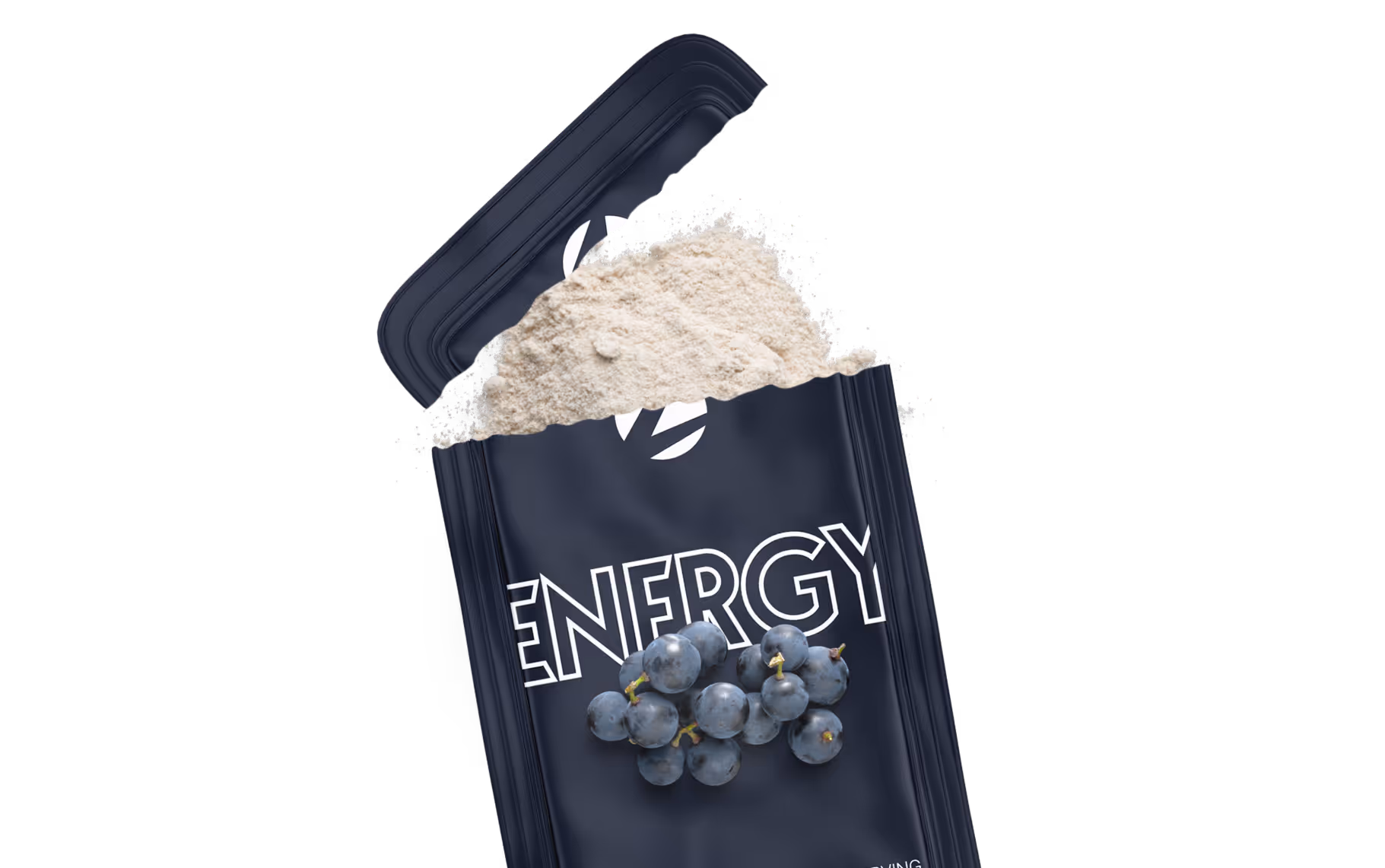 Supplement pouch packaging design by Silv Studio featured in a custom Webflow branding and ecommerce project.