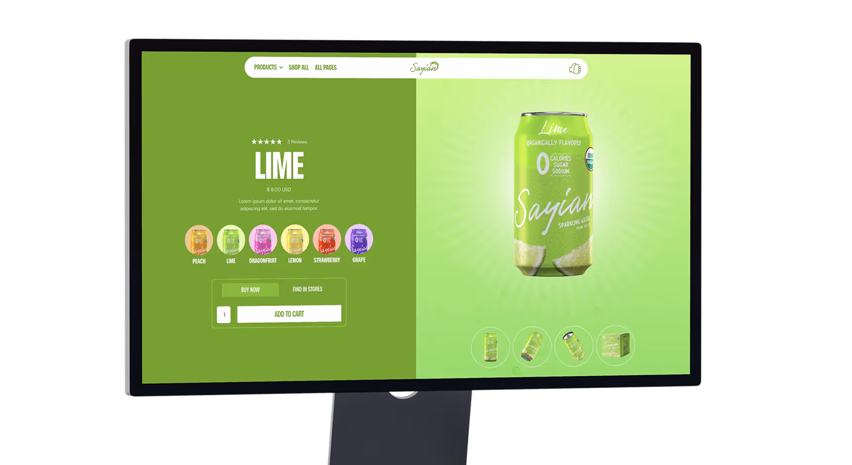 Product landing page UI design by Silv Studio built in Webflow with conversion focused layout and clean visual hierarchy.