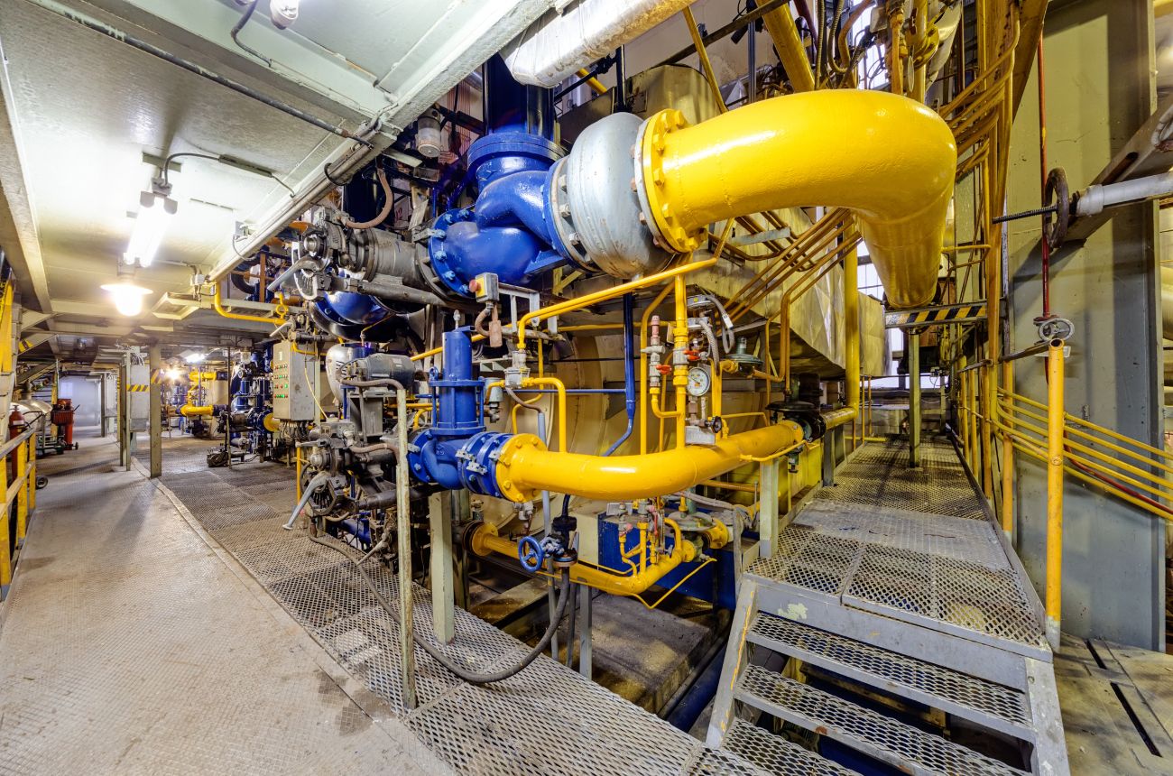 Planta industrial que consume mucha agua  