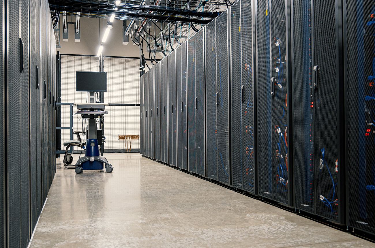 data center con un alto consumo eléctrico