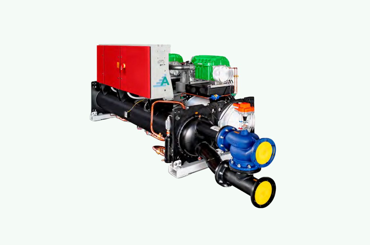 Chillers Turbocor de alta eficiencia.