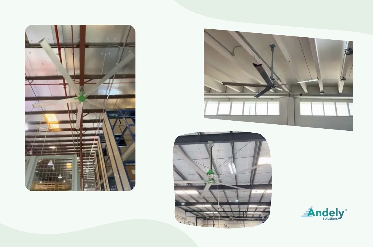 Soluciones de ventilación HVLS