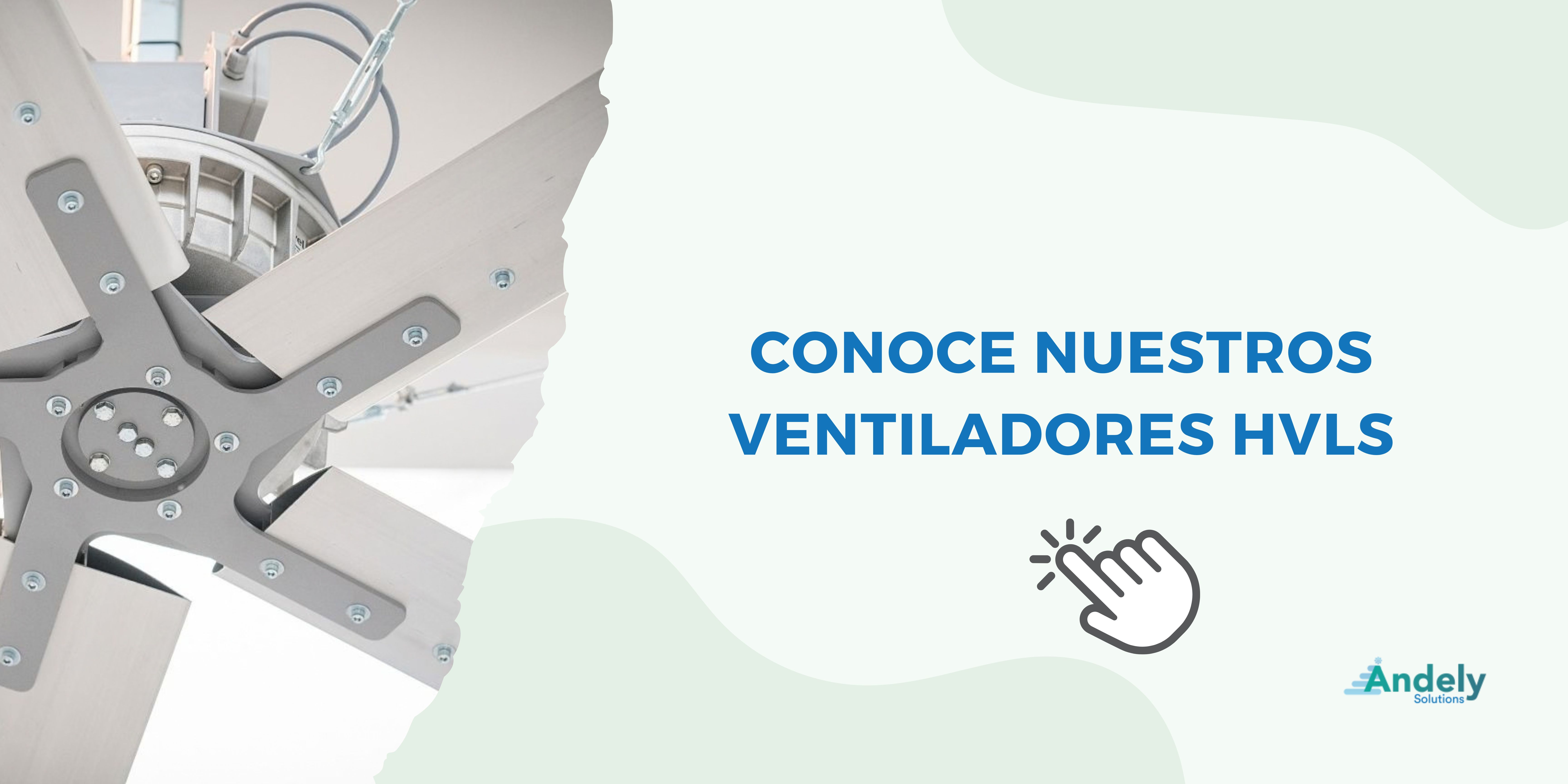 Banner con ventiladores HVLS