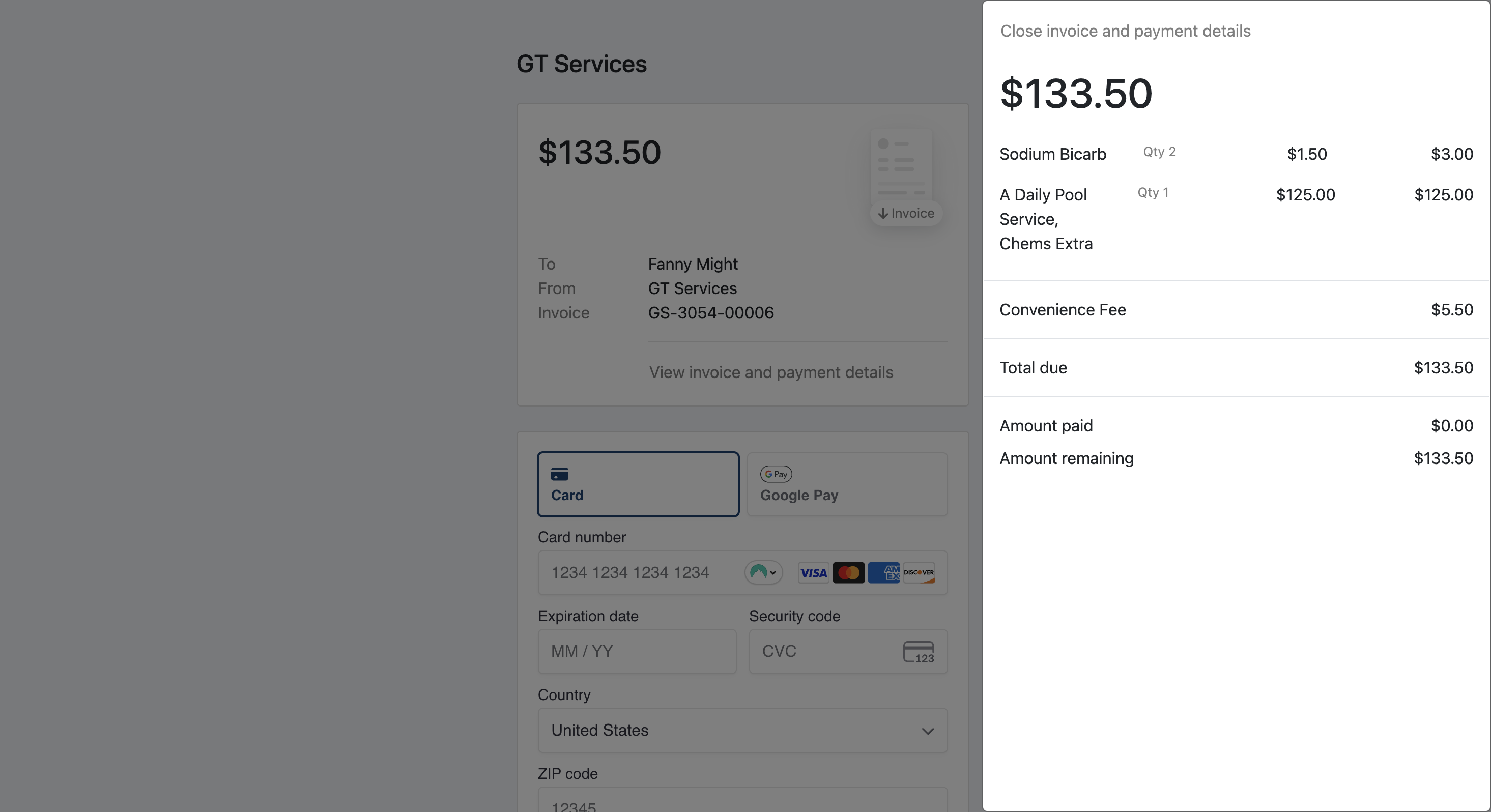 ProValet's rich invoice software