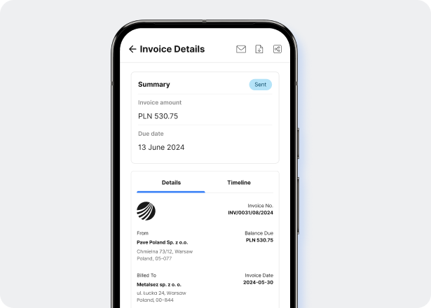 Create professional invoices