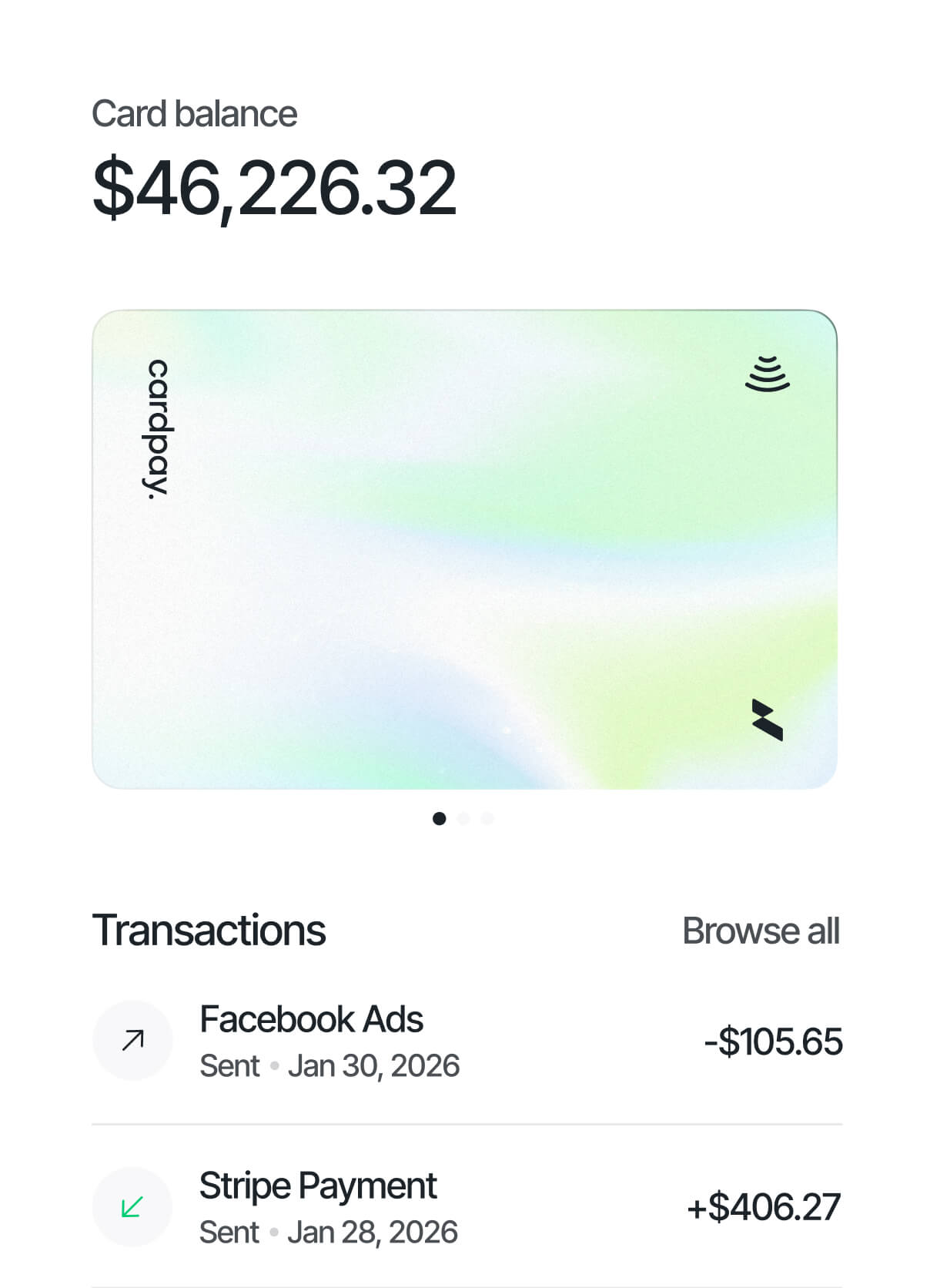 Get Your Card - Cardpay Webflow Template