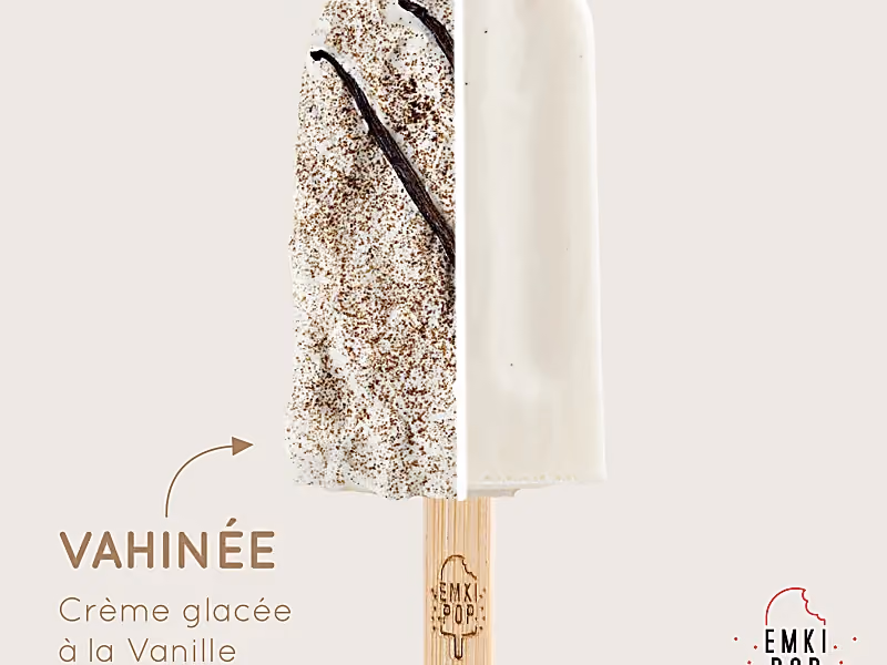 glace Vahinée (vanille naturelle Madagascar)