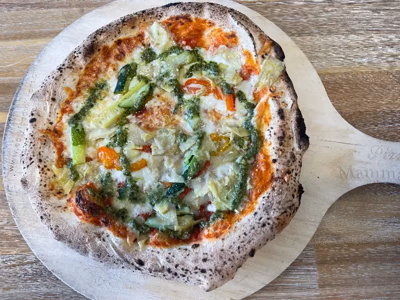 Pizza Végétarienne aux artichauts