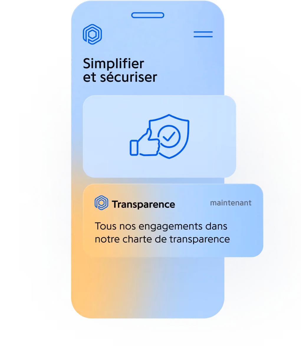 Application Protected : écran des engagements et de la charte de transparence