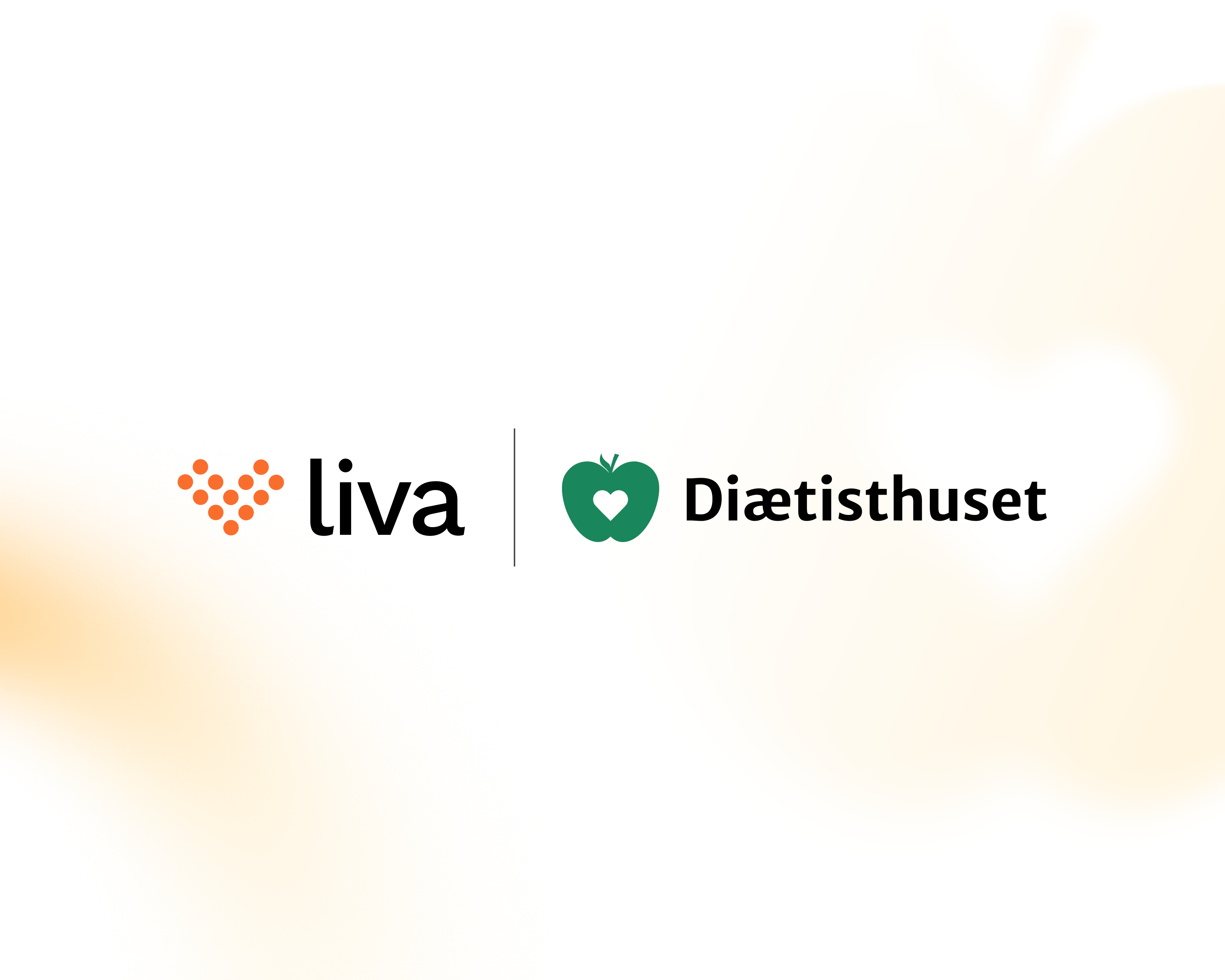 Liva Healthcare and Diætisthuset logos side by side, representing Liva’s acquisition of Denmark’s largest dietitian-led clinic network to combine digital and in-person healthcare services. 