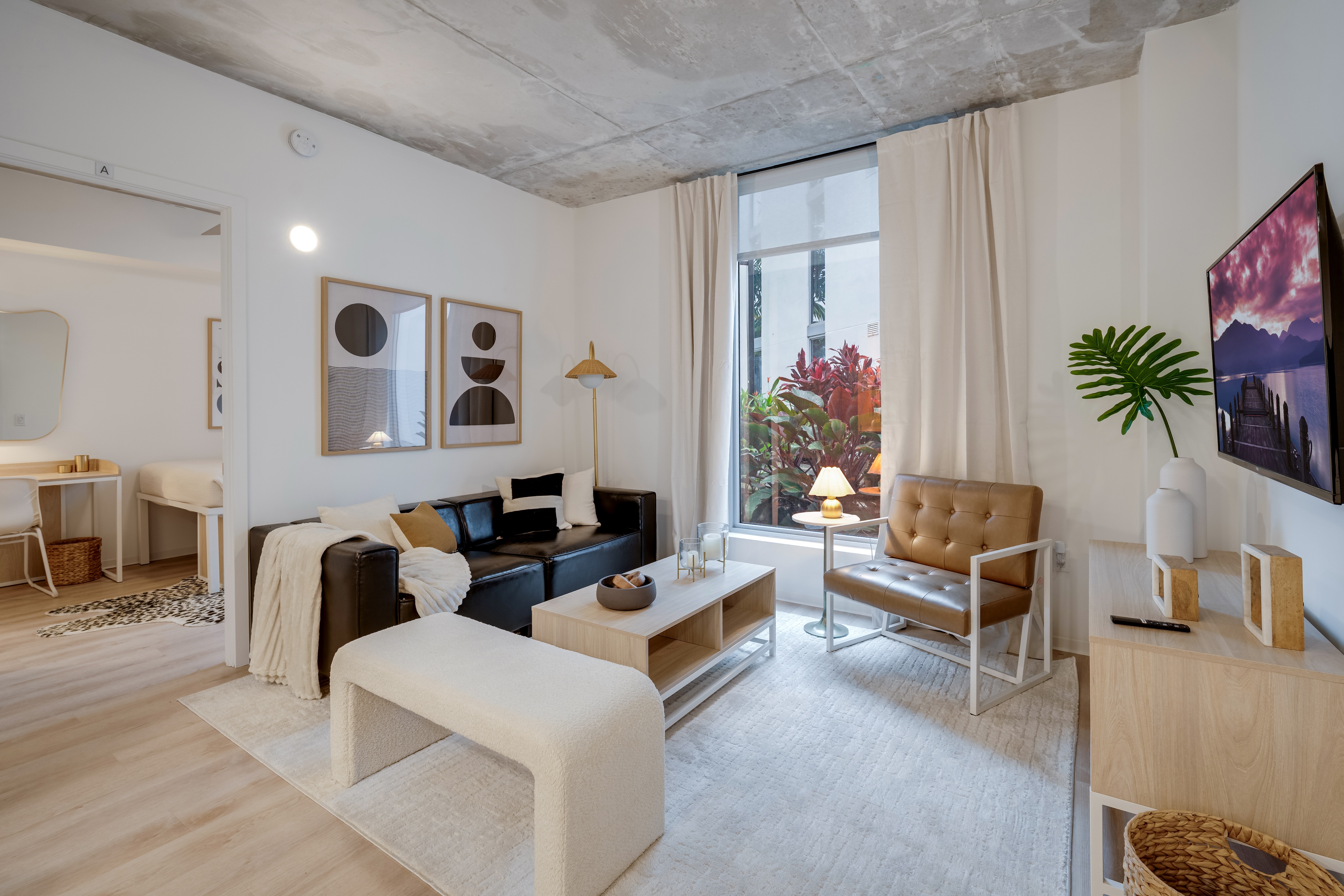 Furnished living room