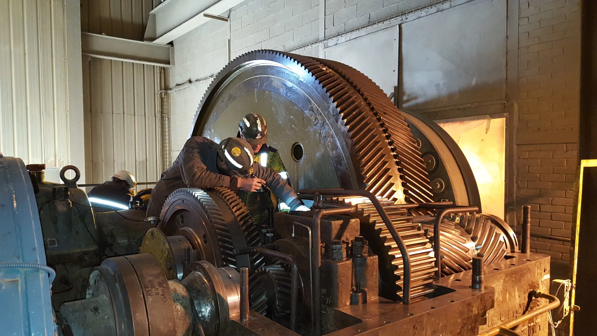Intervention sur site maintenance réducteur par promea