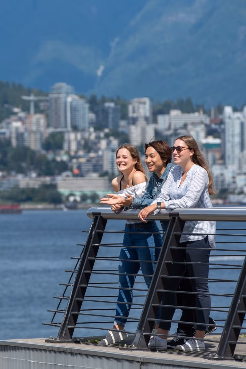 El malecón de Stanley Park en Vancouver
