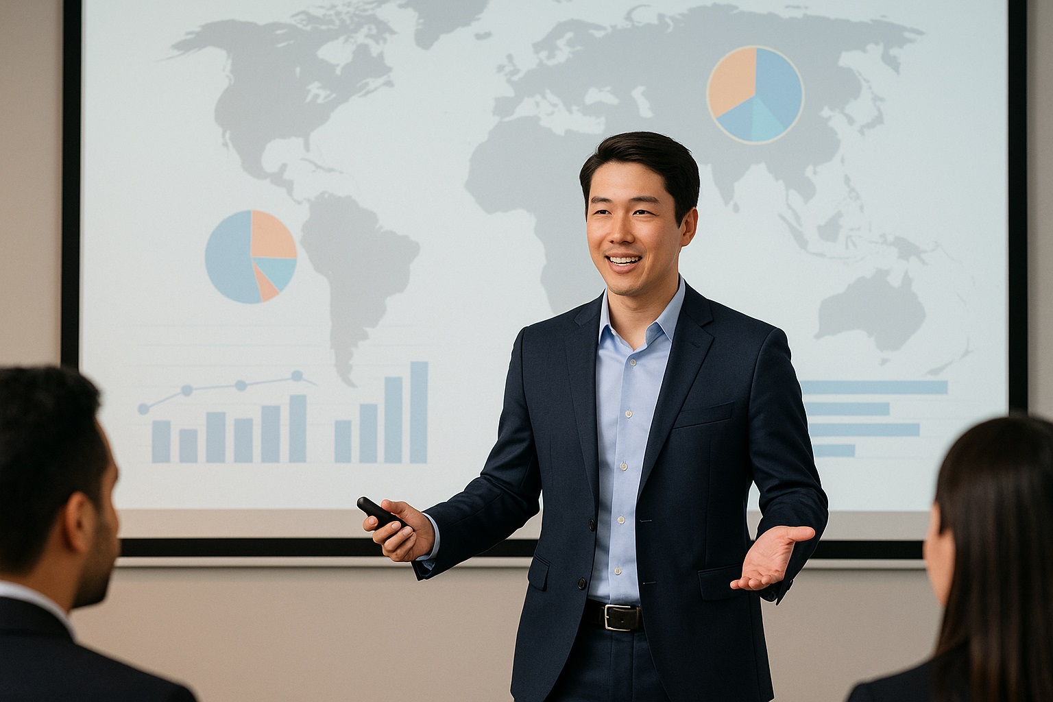 Étudiant pratiquant la prise de parole à CEL