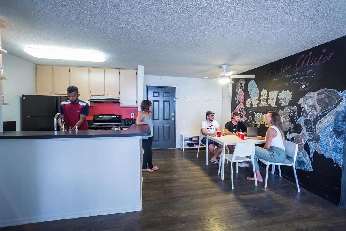 Shared Apartments offer a great opportunity to socialize and improve your English skills