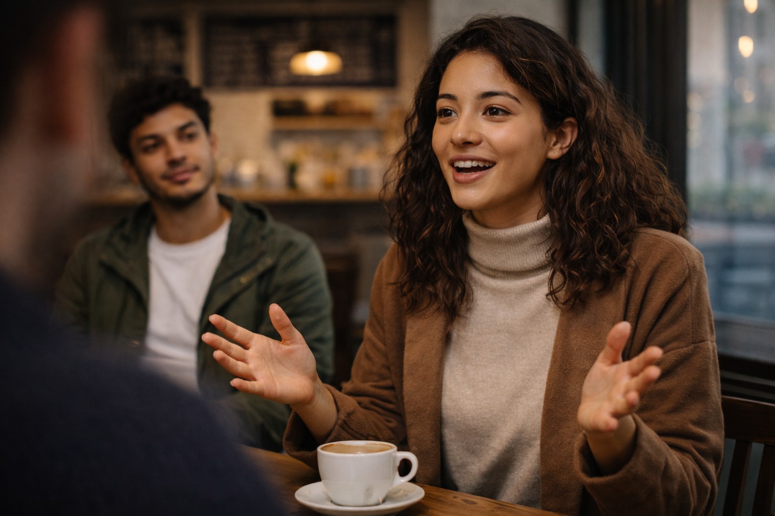 Student gaining confidence while learning English in Vancouver, Canada