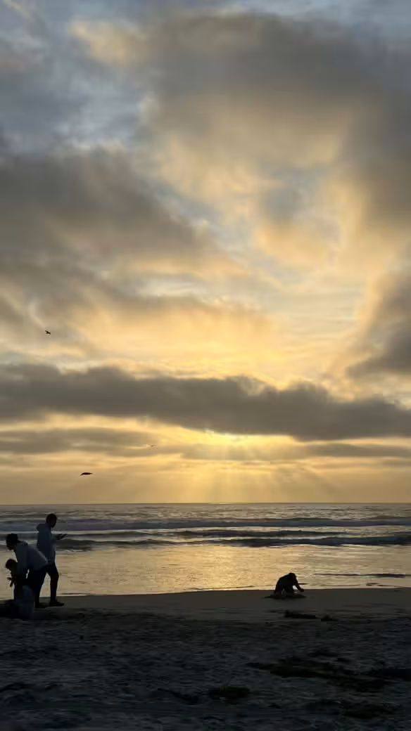 Sunset in San Diego Pacific Beach