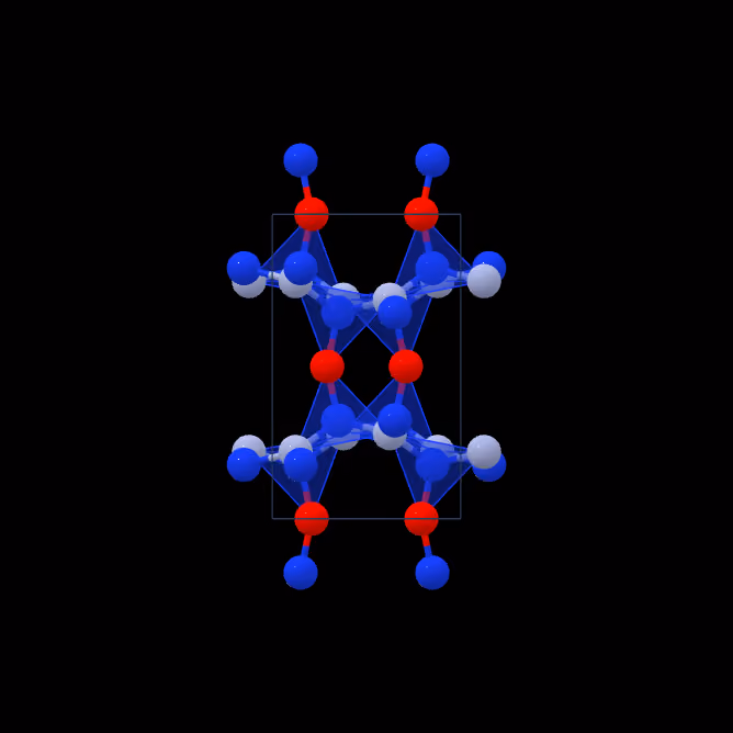 Silicon oxynitride (Si2N2O) material analysis chart