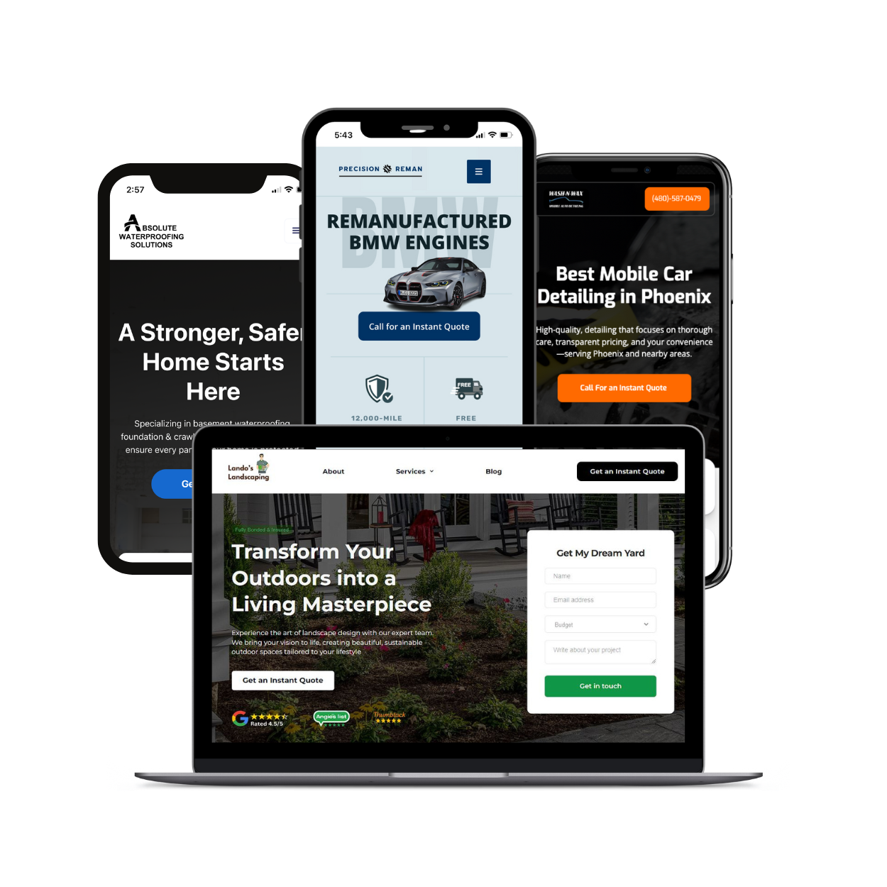 website design examples 