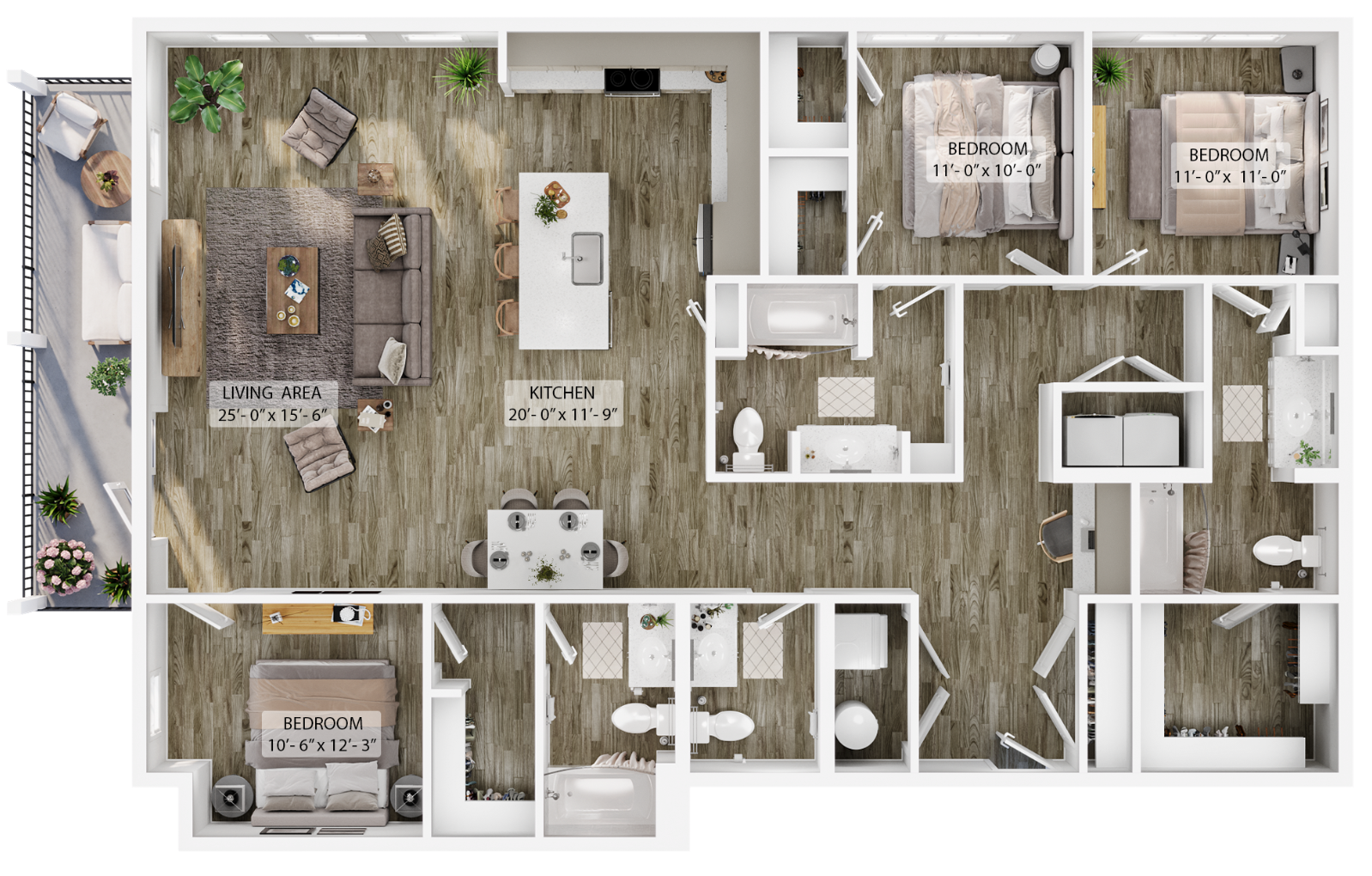 C2-1 Floor Plan Layout
