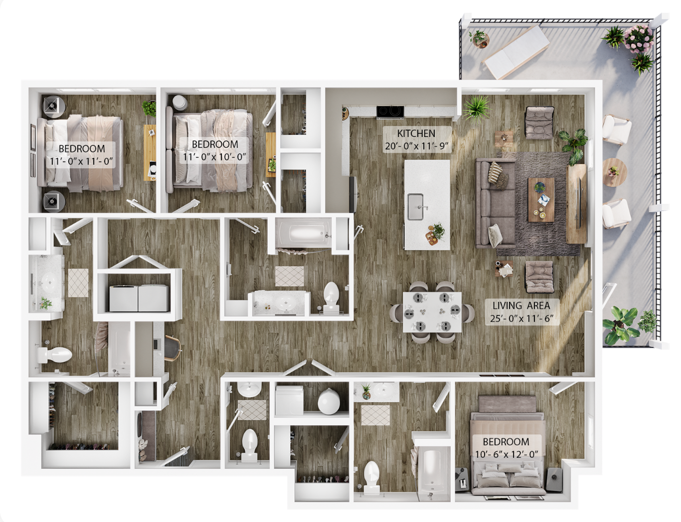 A1-2 Floor Plan Layout