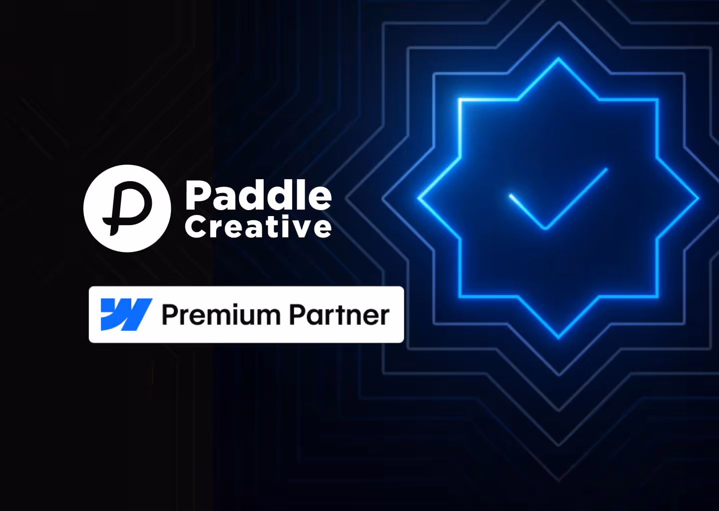 Paddle Creative has received Webflow Premium Partner Status
