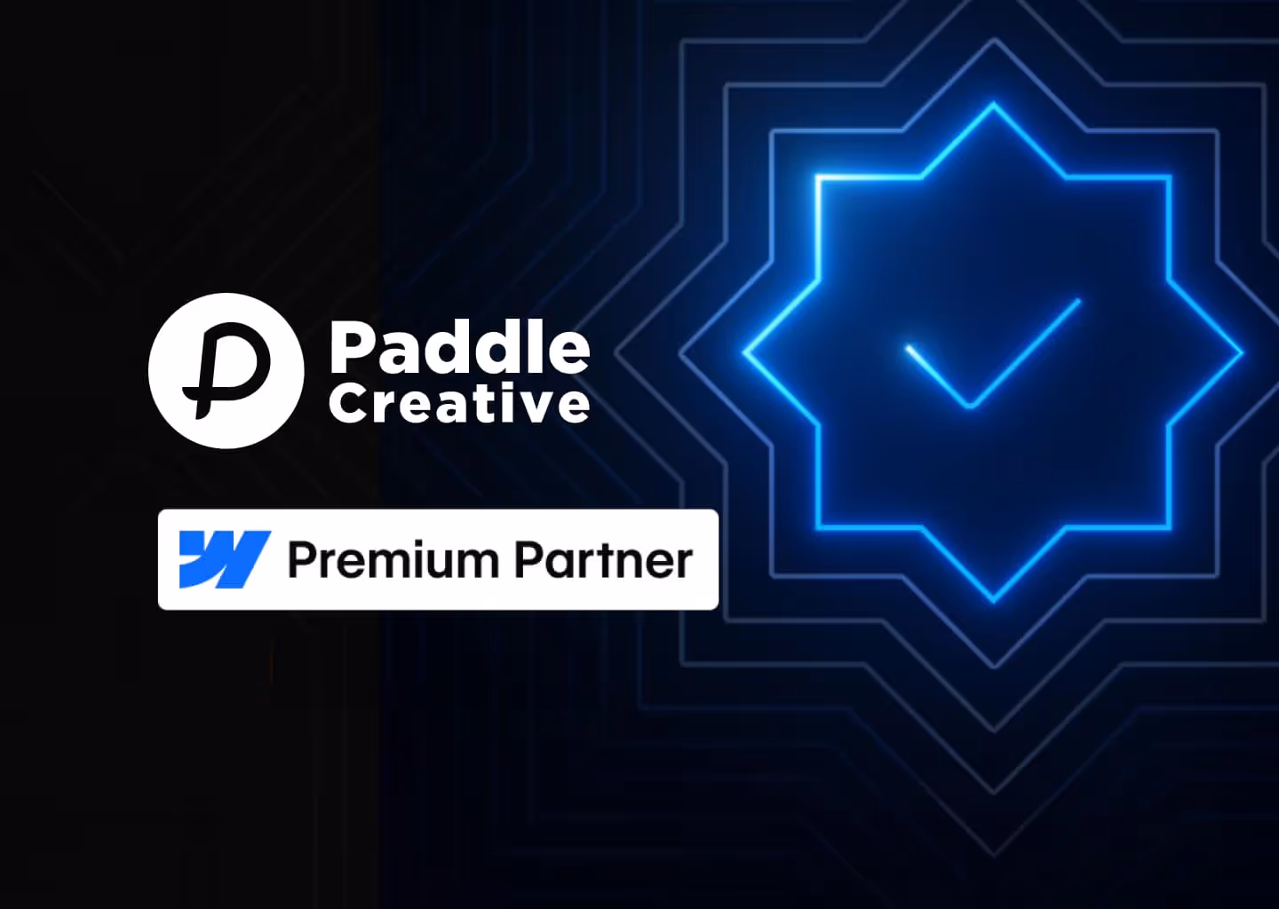Paddle Creative has received Webflow Premium Partner Status
