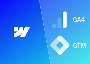 Easily integrate GA4 with Webflow using Google Tag Manager for seamless analytics tracking.