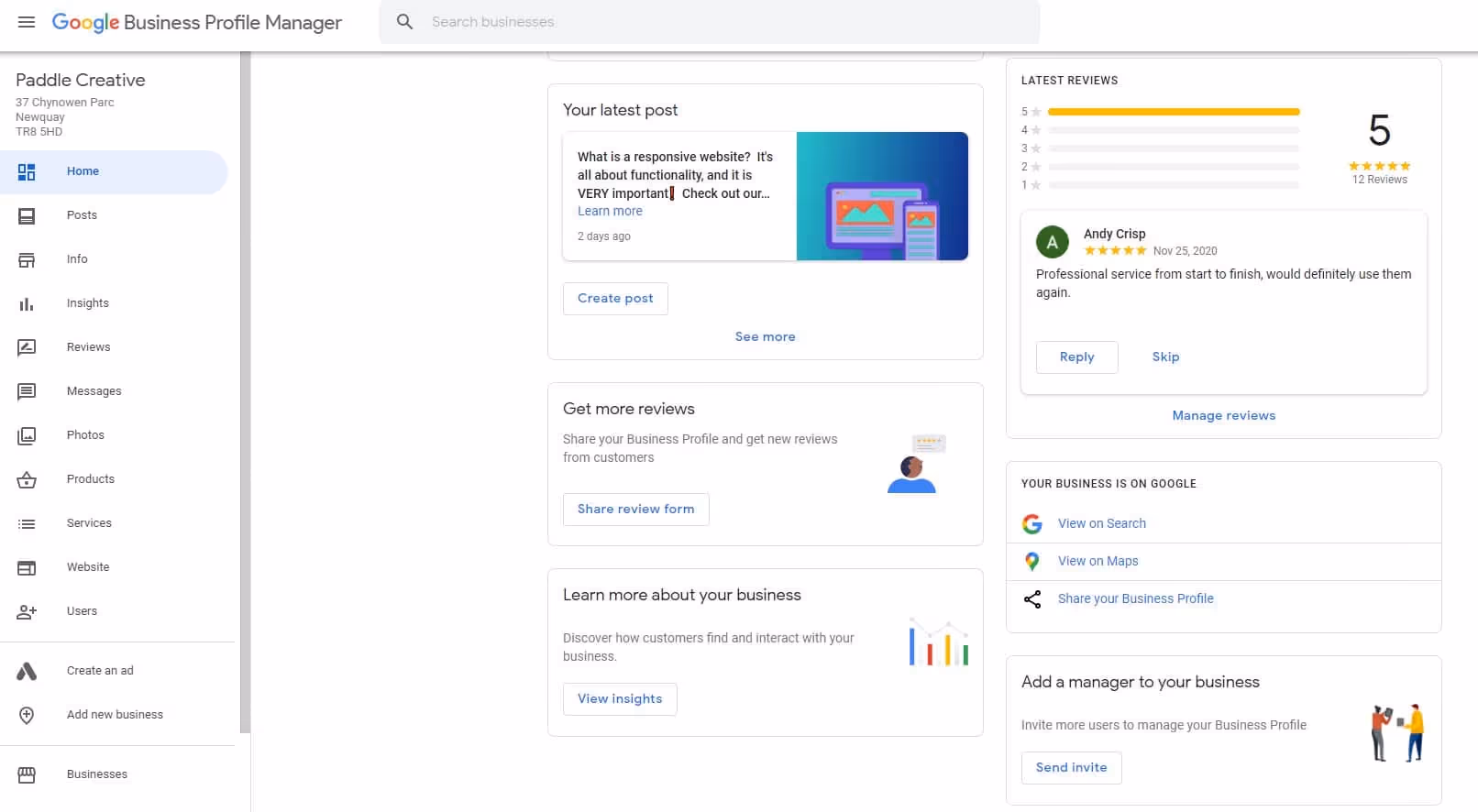Google My Business is good for SEO