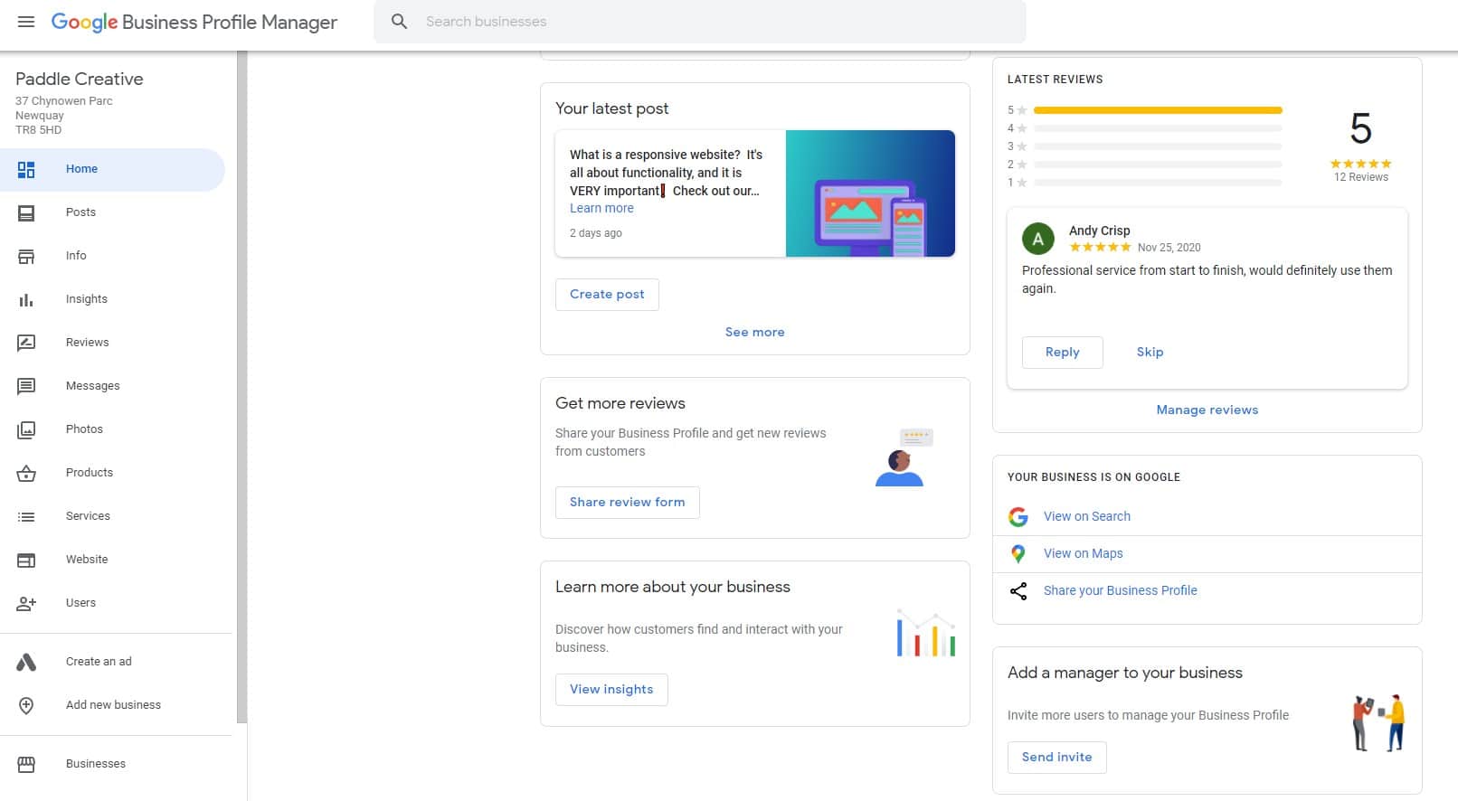 Google My Business is good for SEO