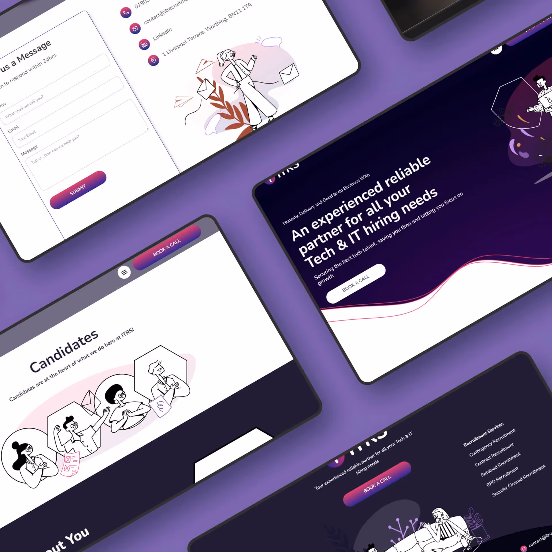 Custom websites made in Webflow