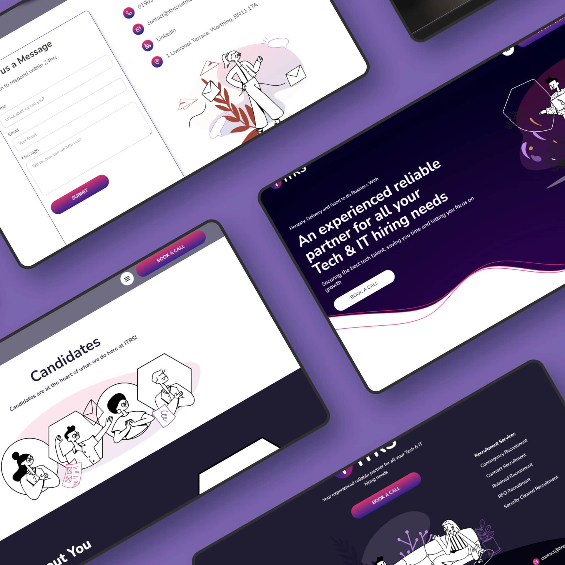 Custom websites made in Webflow