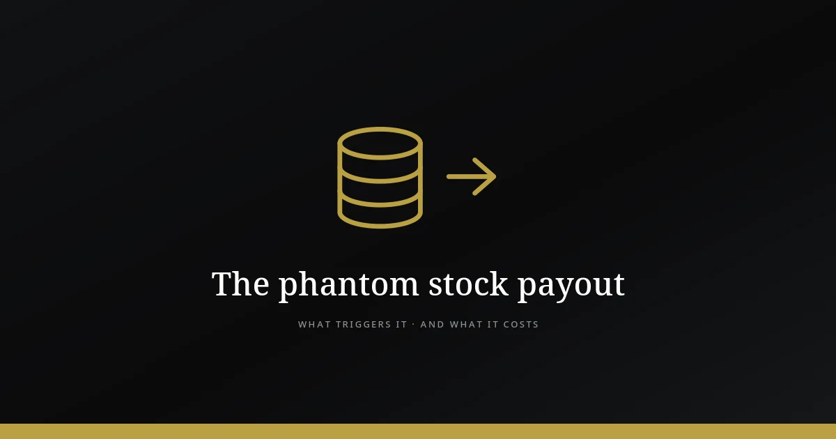 Phantom stock payout: when a phantom stock promise pays out in cash