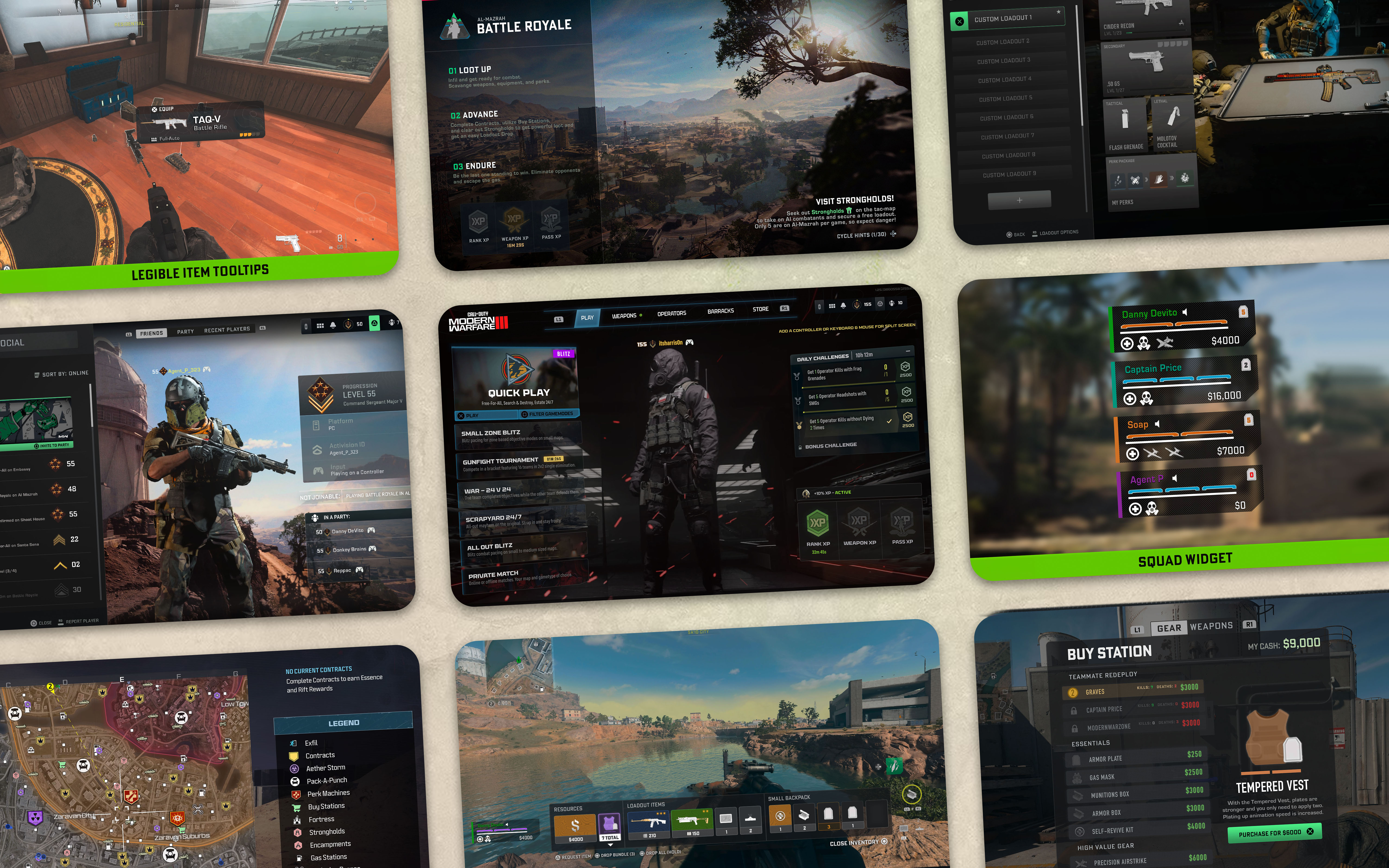 Call of Duty UI redesign concept thumbnail by HarrisonMakesThings — 30M+ view accessibility-focused concepts