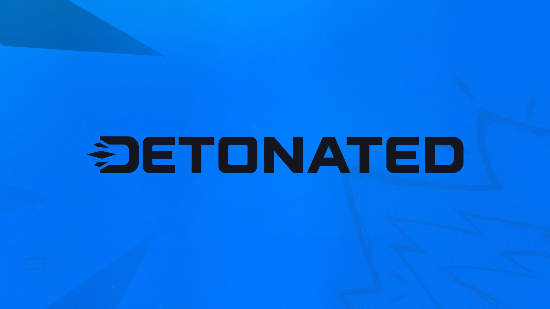 DETONATED gaming news website homepage design with dark mode and grid-based layout